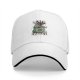 Black Baseball Cap With 'Death By Coffee' Skeleton Graphic