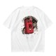 Olive T-Shirt with Retro Cartoon Gas Can 'Aged Like Fine' Print