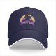 Black baseball cap with Toothless dragon and moon graphic
