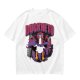 Olive Graphic T-Shirt Featuring Duckneto Superhero Duck Art