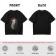 Olive T-Shirt with Vampire Coffee Before Coffin Graphic Print