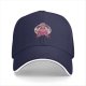 Black Baseball Cap With Pink Fairy Princess Graphic Print
