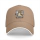 Black baseball cap with beagle dog coffee pun graphic