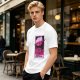 Olive T-Shirt With Tarot Card Style Goose Print HJÖNK