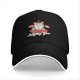 Black baseball cap with cat judge graphic and 'Silently Judging You' text