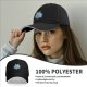 Black Baseball Cap With Watercolor Forest Spirit Art Print
