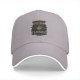Black baseball cap with 'First Drink The Coffee Then Things Will Done' print