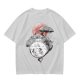 Olive T-shirt with Totoro and Friends Watercolor Print