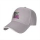 Black Baseball Cap With Colorful Abstract Fantasy Art Print