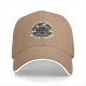 Black baseball cap with 'Surround Yourself With Negativity' graphic print