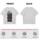 Olive T-Shirt With Final Fantasy Christmas Themed Pixel Art Print