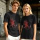Olive Green T-Shirt With Cute Deadpool Dog Graphic Print