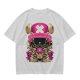 Olive T-Shirt with Tony Tony Chopper Lion Art Print