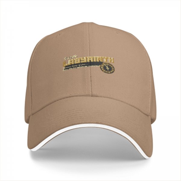 Visit the Labyrinth Themed Black Baseball Cap