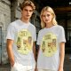 Pizza Club T-Shirt With Funny Pineapple and Pizza Slice Characters