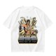 Olive T-shirt with Hee-Hee-Man Master of Pop Lifting Barbell Graphic