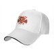 Black Baseball Cap With Autumn Dragon D20 Print For Tabletop RPG Fans