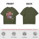 Olive T-Shirt With Cute Squirrel Holding Hot Drink Winter Art