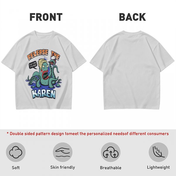 Release The Karen Octopus Graphic T-Shirt