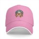 Black baseball cap with Totoro and Catbus festive graphic