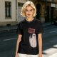 Olive T-Shirt With Ghost Holding 'Haunt The Rich' Protest Sign