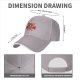 Black Baseball Cap With Autumn Dragon D20 Print For Tabletop RPG Fans