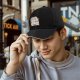 Black Baseball Cap With Domestic Cat Behavior Illustrations