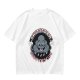 Olive Graphic T-Shirt with Shitstorm Survivors Club Cartoon Print