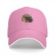 Black Baseball Cap With Goat Coffee Logo Design