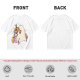 Olive T-Shirt With Tired Unicorn Holding Hot Coffee Print
