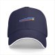 Black baseball cap with 'The Less You Know' retro graphic