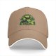 Black Baseball Cap with Maleficent Halloween Themed Print