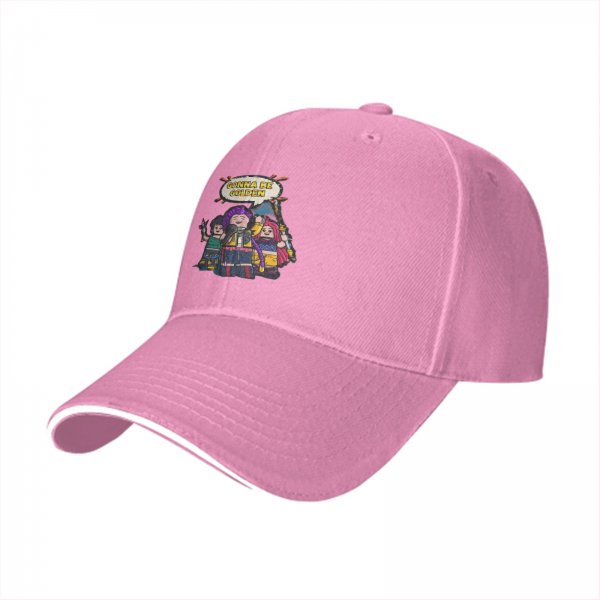 Black Baseball Cap With Lego Style Band Artwork That Says Gonna Be Golden