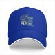 Black Baseball Cap With Anime Superhero Punch Graphic Print