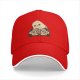 Black baseball cap with cute ghost 'Wanna Be My Valentine?' print
