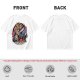 Olive T-shirt featuring The Cursed Prince Beast with roses and candelabra