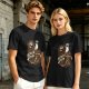 Olive T-Shirt With Grim Reaper Coffee Enjoy Your Monday Print