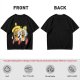 Olive T-Shirt with Cartoon Taco and Beer Graphic