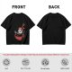 Olive T-shirt with Cute Sushi Dipping in Soy Sauce Graphic