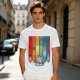 Dungeons and Dragons Polyhedral Dice Rainbow Graphic T-Shirt