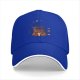 Black baseball cap with Chewbacca drinking milk and cookie graphic
