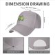 Black Baseball Cap With Funny Cartoon Pears Graphic