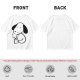 Olive Green T-Shirt With Cartoon Dog Holding Hot Drink Graphic