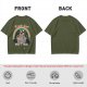 Trash Can Not Trash Raccoon Rainbow Graphic T-Shirt