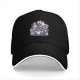 Black Baseball Cap With Studio Ghibli Character Group Print
