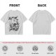 Olive T-shirt with One Piece Going Merry Ship Ink Art Print