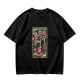 Olive Graphic T-Shirt With Remember Those Good Times Retro Art