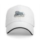 Black baseball cap with sleeping koala and 'nap' graphic