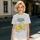 Olive graphic t-shirt with 'Relax and Cheese the Day' and mice on cheese