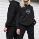 Black Hoodie With D20 Dice Graphic For Tabletop RPG Fans